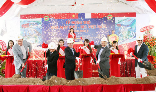 Bel khởi công nhà máy triệu đô tại Việt Nam ảnh 1